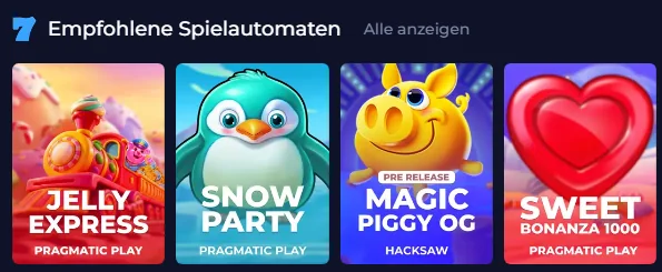Rainbet Empfohlene Spielautomaten
