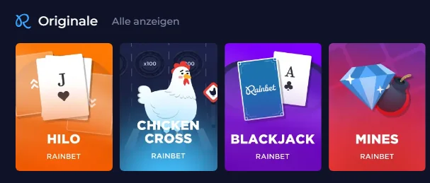 Rainbet Originale Hilo Chicken Cross, Mines
