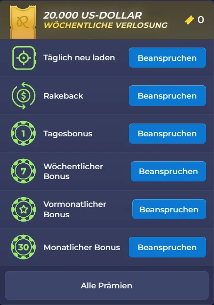 Weekly Raffle Rainbet